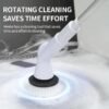 A Versatile 5-in-1 Electric Rotating Brush with a Telescopic Handle