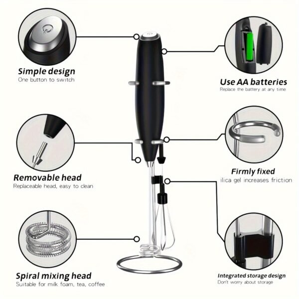 Handheld Milk Frother for The Kitchen