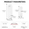 Tuya WiFi Door/Window Sensor with 80dB Sound Alarm