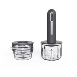 Versatile And High-Capacity Portable Food Chopper Set