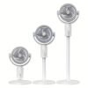 Adjustable High and Low Fans with 5-Speed Type-C Charging Port
