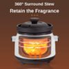 1.8L Electric Stew Pot with Ceramic Pot Suitable for Household Use