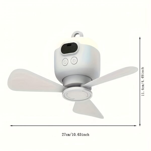 USB Rechargeable Remote Control Hanging Fan