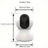 1080P Graffiti Smart Mini Wifi Camera for Indoor Wireless Monitoring with Automatic Tracking