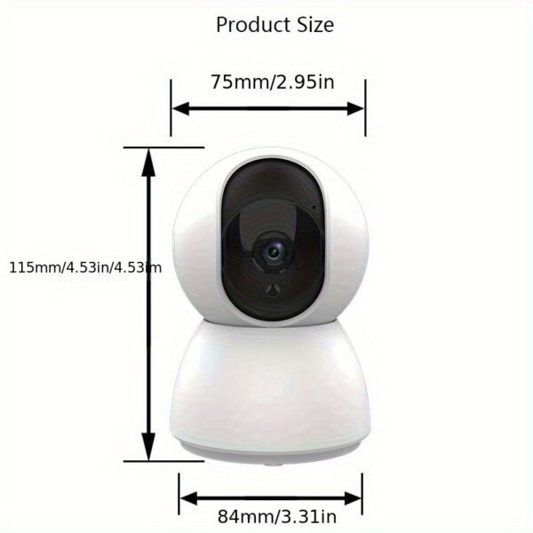 1080P Graffiti Smart Mini Wifi Camera for Indoor Wireless Monitoring with Automatic Tracking
