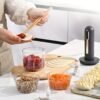 Versatile And High-Capacity Portable Food Chopper Set