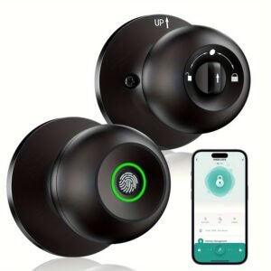 Smart Fingerprint Door Handle Lock
