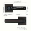 Fingerprint Password Electronic Door Lock
