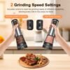 Electric Salt And Pepper Grinder Set