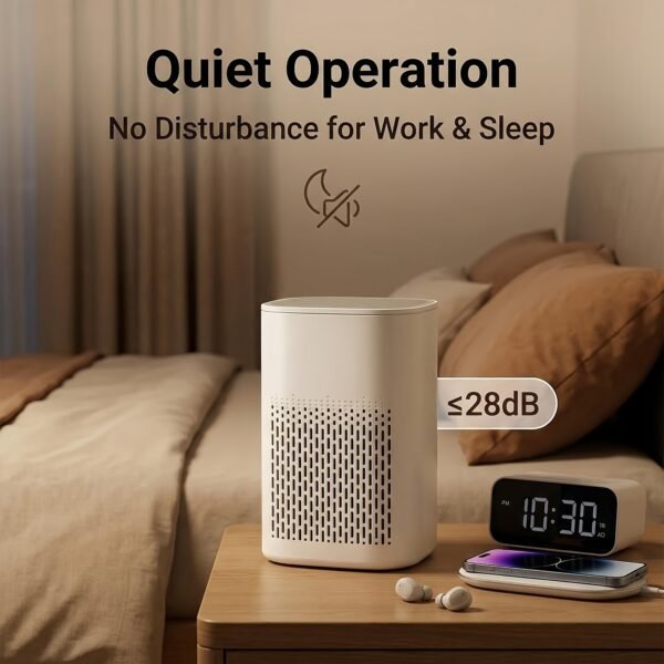 Desktop Air Purifier That Quickly Removes Smoke And Dust And Eliminates Odors