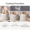 Automatic Boiled Egg Maker with Power-Off Feature