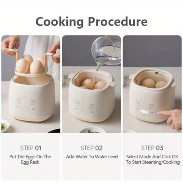 Automatic Boiled Egg Maker with Power-Off Feature