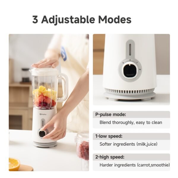 Simplus Multi-Functional Blender 380W High-Power Juicer & Food Processor with 3-Cup Capacity