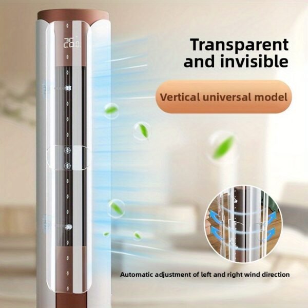 High-quality Transparent Floor-standing Cylindrical Air Conditioner Baffle